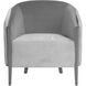 Sheva San Remo Winter Cloud / Antonio Charcoal Armchair